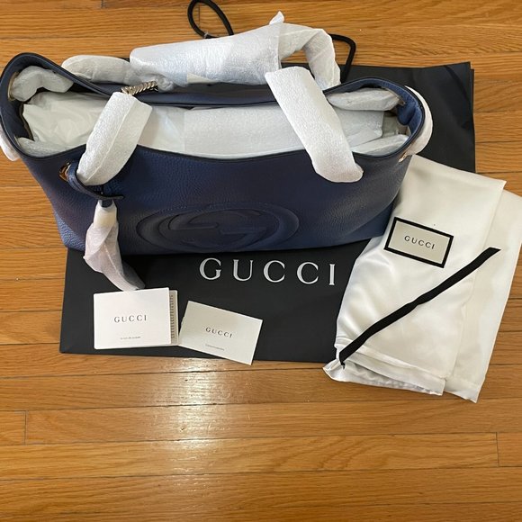 Gucci Soho GG Lather Tote Brand New - Picture 5 of 7